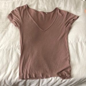 V-neck top